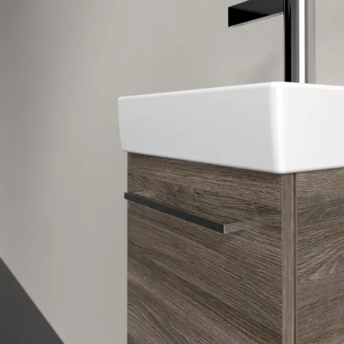VILLEROY BOCH Avento toaletní skříňka, 1 dvířka, 340 x 514 x 234 mm, dub kamenný #A87600RK, obrázek 11