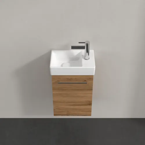 VILLEROY BOCH Avento toaletní skříňka, 1 dvířka, 340 x 514 x 234 mm, dub Kansas #A87600RH, obrázek 5