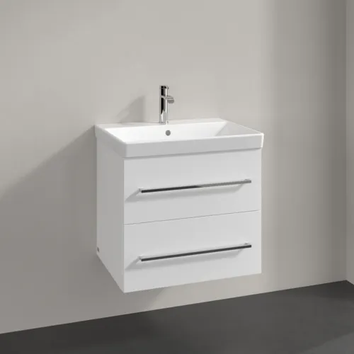 VILLEROY BOCH Avento toaletní skříňka, 2 výsuvy, 576 x 514 x 484 mm, lesklá bílá #A88900VE, obrázek 2