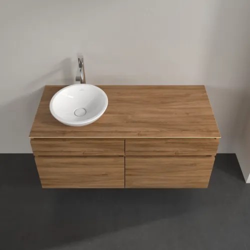 VILLEROY BOCH Legato toaletní skříňka, 4 výsuvy, 1200 x 550 x 500 mm, dub Kansas / dub Kansas #B58000RH, obrázek 4