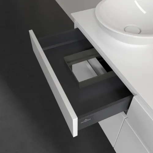 VILLEROY BOCH Legato toaletní skříňka, s osvětlením, 4 výsuvy, 1200 x 550 x 500 mm, bílá matná / bílá matná #B584L0MS, obrázek 6