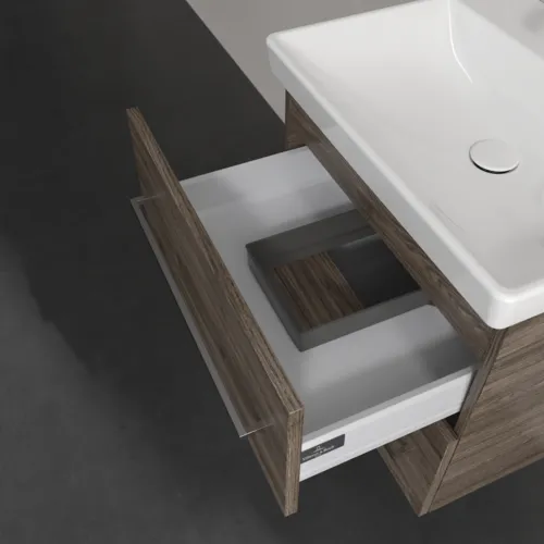 VILLEROY BOCH Avento toaletní skříňka, 2 výsuvy, 576 x 514 x 484 mm, dub kamenný #A88900RK, obrázek 11