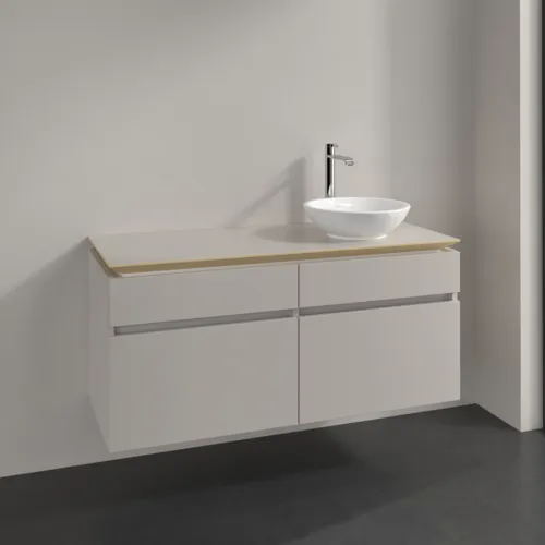 VILLEROY BOCH Legato toaletní skříňka, 4 výsuvy, 1200 x 550 x 500 mm, Soft Grey / Soft Grey #B58200VK, obrázek 2