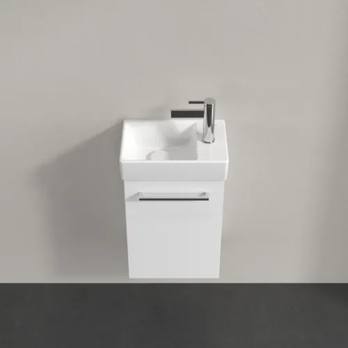 VILLEROY BOCH Avento toaletní skříňka, 1 dvířka, 340 x 514 x 234 mm, lesklá bílá #A87600VE, obrázek 4