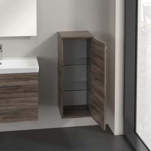 VILLEROY BOCH Boční skříňka Avento, 1 dvířka, 347 x 888 x 405 mm, dub kamenný #A89501RK, obrázek 4