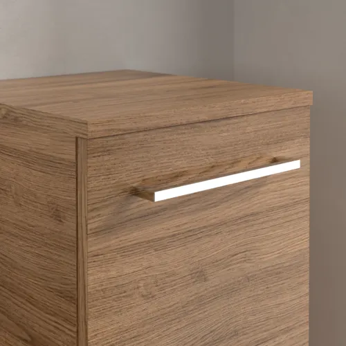 VILLEROY BOCH Boční skříňka Avento, 1 dveře, 347 x 888 x 405 mm, dub Kansas #A89501RH, obrázek 5