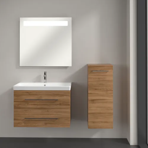 VILLEROY BOCH Boční skříňka Avento, 1 dveře, 347 x 888 x 405 mm, dub Kansas #A89501RH, obrázek 3