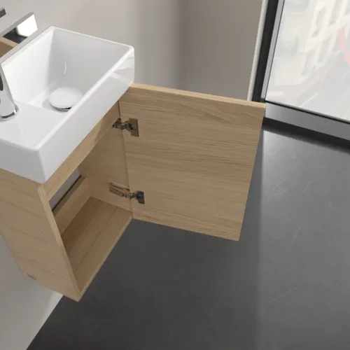 VILLEROY BOCH Avento toaletní skříňka, 1 dvířka, 340 x 514 x 234 mm, severský dub #A87611VJ, obrázek 6