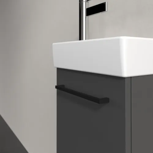 VILLEROY BOCH Avento toaletní skříňka, 1 dvířka, 340 x 514 x 234 mm, grafitová barva #A87611VR, obrázek 5