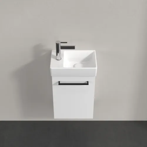 VILLEROY BOCH Avento toaletní skříňka, 1 dvířka, 340 x 514 x 234 mm, lesklá bílá #A87611VE, obrázek 4