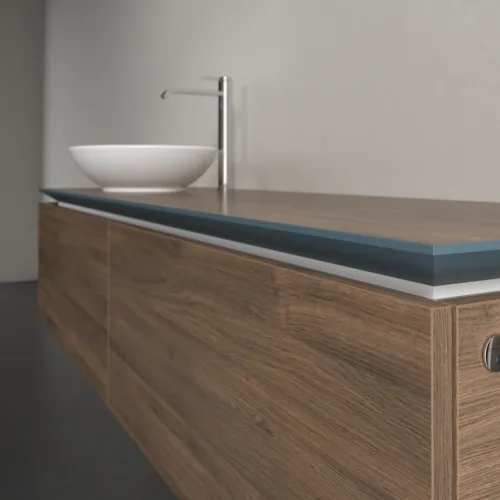 VILLEROY BOCH Legato toaletní skříňka, s osvětlením, 2 výsuvy, 1600 x 380 x 500 mm, Arizona Oak / Arizona Oak #B595L0VH, obrázek 4