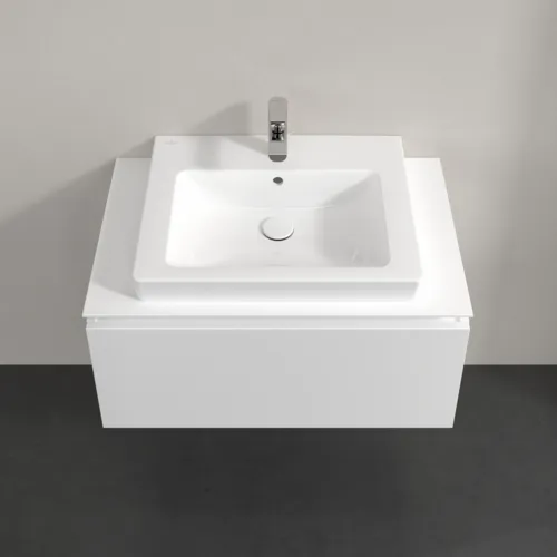 VILLEROY BOCH Legato toaletní skříňka, 1 zásuvka, 800 x 380 x 500 mm, bílá matná / bílá matná #B67800MS, obrázek 4