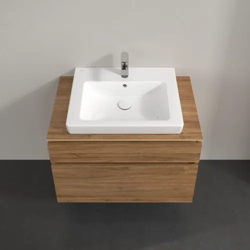 VILLEROY BOCH Legato toaletní skříňka, 2 výsuvy, 800 x 550 x 500 mm, dub Kansas / dub Kansas #B67900RH, obrázek 4