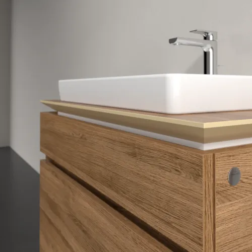 VILLEROY BOCH Legato toaletní skříňka, 2 výsuvy, 800 x 550 x 500 mm, dub Kansas / dub Kansas #B67900RH, obrázek 5