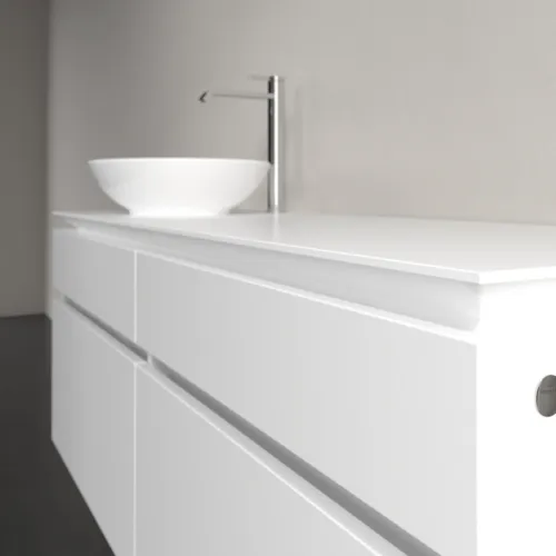 VILLEROY BOCH Legato toaletní skříňka, 4 výsuvy, 1400 x 550 x 500 mm, bílá matná / bílá matná #B58800MS, obrázek 5