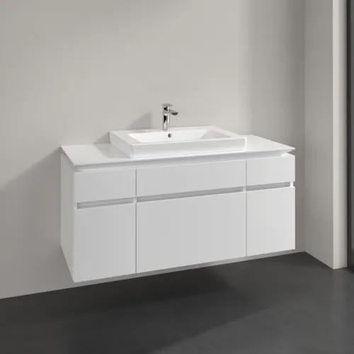 VILLEROY BOCH Legato toaletní skříňka, 5 výsuvů, 1200 x 550 x 500 mm, lesklá bílá / lesklá bílá #B68300DH, obrázek 2