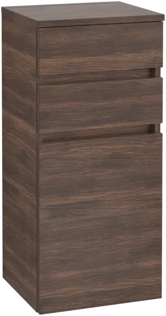 VILLEROY BOCH Boční skříňka Legato, 1 dvířka, 2 zásuvky, 400 x 870 x 350 mm, Arizona Oak / Arizona Oak #B72801VH