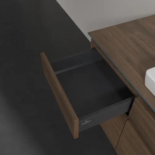 VILLEROY BOCH Legato toaletní skříňka, s osvětlením, 5 výsuvů, 1400 x 550 x 500 mm, Arizona Oak / Arizona Oak #B685L0VH, obrázek 6