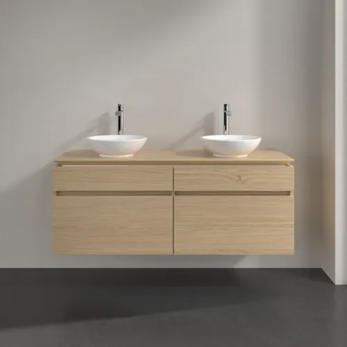 VILLEROY BOCH Legato toaletní skříňka, 4 výsuvy, 1400 x 550 x 500 mm, severský dub / severský dub #B59200VJ, obrázek 6