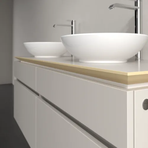 VILLEROY BOCH Legato toaletní skříňka, 4 výsuvy, 1400 x 550 x 500 mm, Soft Grey / Soft Grey #B59200VK, obrázek 5