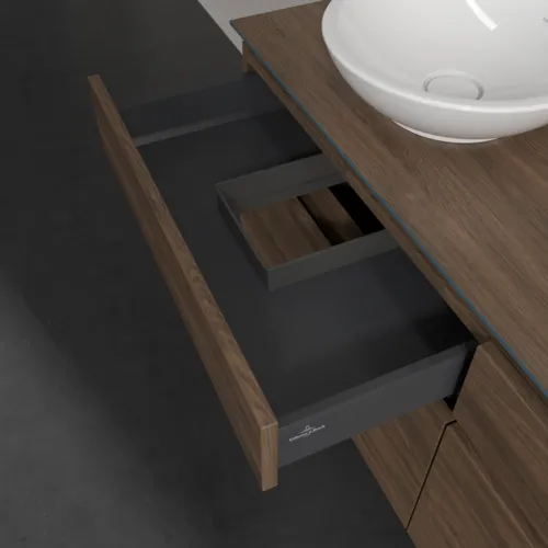 VILLEROY BOCH Legato toaletní skříňka, 4 výsuvy, 1400 x 550 x 500 mm, Arizona Oak / Arizona Oak #B59200VH, obrázek 13