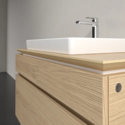 VILLEROY BOCH Legato toaletní skříňka, 2 výsuvy, 1000 x 550 x 500 mm, severský dub / severský dub #B68100VJ, obrázek 5