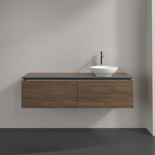 VILLEROY BOCH Legato toaletní skříňka, 2 výsuvy, 1400 x 380 x 500 mm, Arizona Oak / Arizona Oak #B58900VH, obrázek 3