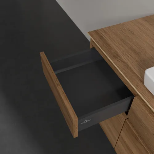 VILLEROY BOCH Legato toaletní skříňka, s osvětlením, 5 výsuvů, 1400 x 550 x 500 mm, dub Kansas / dub Kansas #B685L0RH, obrázek 6