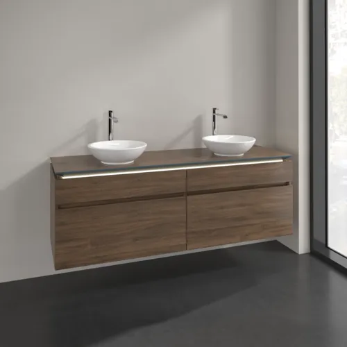 VILLEROY BOCH Legato toaletní skříňka, s osvětlením, 4 výsuvy, 1600 x 550 x 500 mm, Arizona Oak / Arizona Oak #B600L0VH, obrázek 2
