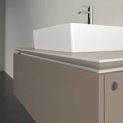 VILLEROY BOCH Legato toaletní skříňka, 1 zásuvka, 1000 x 380 x 500 mm, Truffle Grey / Truffle Grey #B60300VG, obrázek 5