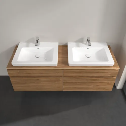 VILLEROY BOCH Legato toaletní skříňka, 4 výsuvy, 1600 x 550 x 500 mm, dub Kansas / dub Kansas #B69300RH, obrázek 4