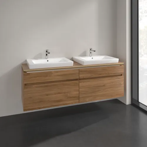 VILLEROY BOCH Legato toaletní skříňka, 4 výsuvy, 1600 x 550 x 500 mm, dub Kansas / dub Kansas #B69300RH, obrázek 2
