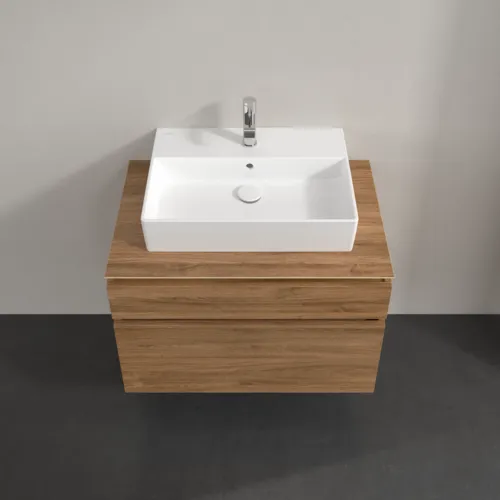 VILLEROY BOCH Legato toaletní skříňka, 2 výsuvy, 800 x 550 x 500 mm, dub Kansas / dub Kansas #B60200RH, obrázek 4