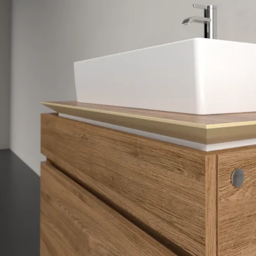 VILLEROY BOCH Legato toaletní skříňka, 2 výsuvy, 800 x 550 x 500 mm, dub Kansas / dub Kansas #B60200RH, obrázek 5