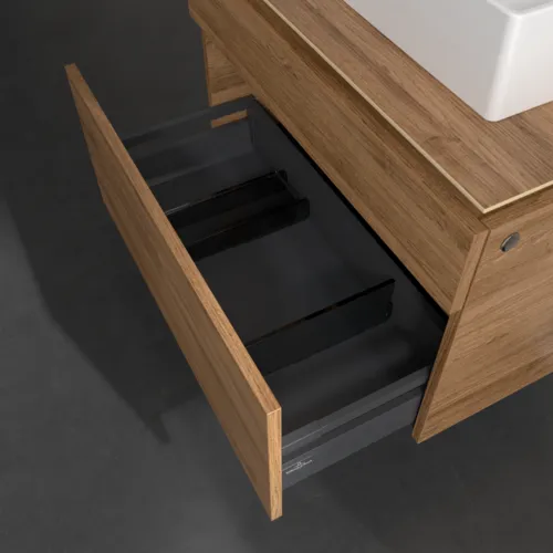 VILLEROY BOCH Legato toaletní skříňka, 2 výsuvy, 800 x 550 x 500 mm, dub Kansas / dub Kansas #B60200RH, obrázek 6