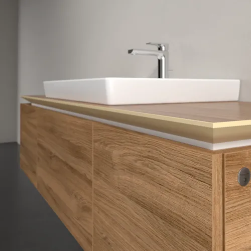 VILLEROY BOCH Legato toaletní skříňka, s osvětlením, 3 výsuvy, 1200 x 380 x 500 mm, dub Kansas / dub Kansas #B682L0RH, obrázek 4