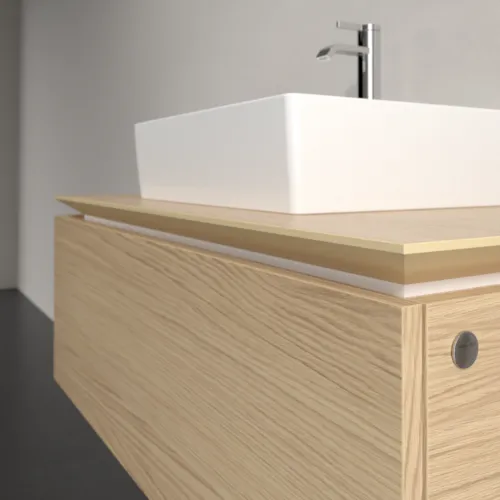 VILLEROY BOCH Legato toaletní skříňka, 1 zásuvka, 1000 x 380 x 500 mm, severský dub / severský dub #B60300VJ, obrázek 5