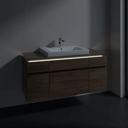 VILLEROY BOCH Legato toaletní skříňka, s osvětlením, 5 výsuvů, 1200 x 550 x 500 mm, Arizona Oak / Arizona Oak #B683L0VH, obrázek 3