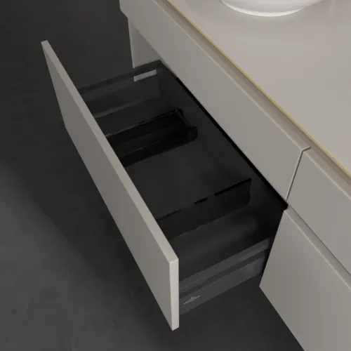 VILLEROY BOCH Legato toaletní skříňka, 4 výsuvy, 1600 x 550 x 500 mm, Soft Grey / Soft Grey #B60000VK, obrázek 6