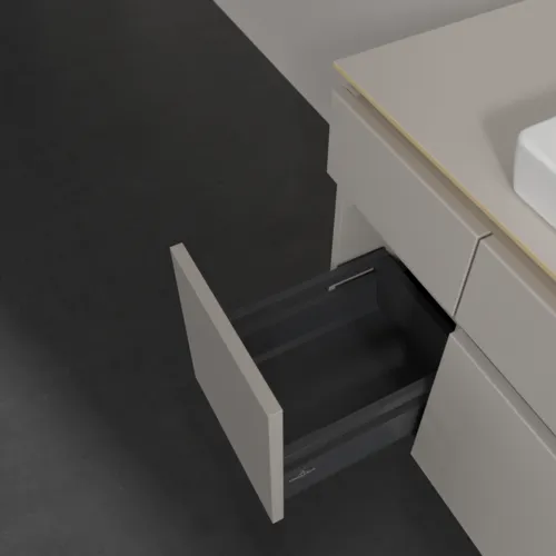 VILLEROY BOCH Legato toaletní skříňka, s osvětlením, 5 výsuvů, 1200 x 550 x 500 mm, Soft Grey / Soft Grey #B683L0VK, obrázek 5