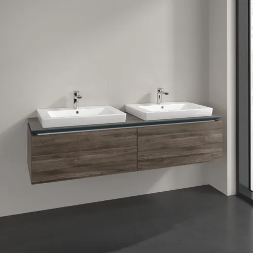 VILLEROY BOCH Legato toaletní skříňka, 2 výsuvy, 1600 x 380 x 500 mm, Kamenný dub / Kamenný dub #B69200RK, obrázek 2