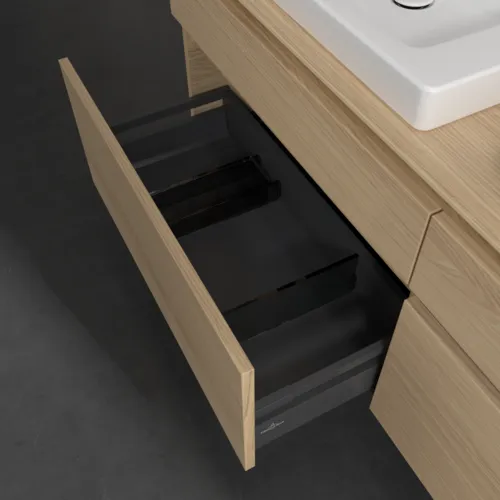 VILLEROY BOCH Legato toaletní skříňka, 4 výsuvy, 1600 x 550 x 500 mm, severský dub / severský dub #B69300VJ, obrázek 6