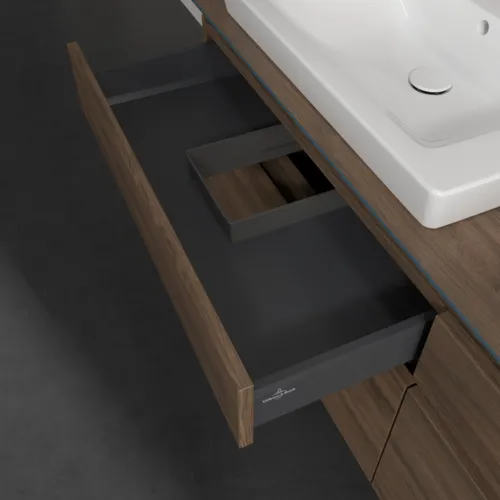 VILLEROY BOCH Legato toaletní skříňka, 4 výsuvy, 1600 x 550 x 500 mm, Arizona Oak / Arizona Oak #B69300VH, obrázek 7