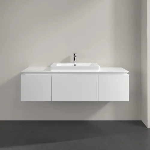 VILLEROY BOCH Legato toaletní skříňka, 3 výsuvy, 1200 x 380 x 500 mm, lesklá bílá / lesklá bílá #B68200DH, obrázek 3