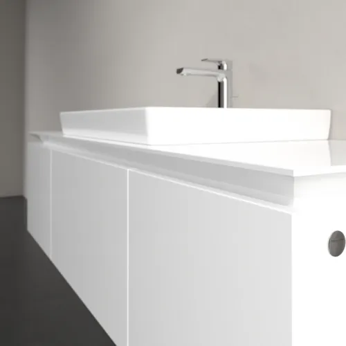 VILLEROY BOCH Legato toaletní skříňka, 3 výsuvy, 1200 x 380 x 500 mm, lesklá bílá / lesklá bílá #B68200DH, obrázek 5