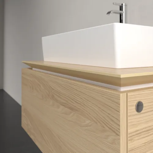 VILLEROY BOCH Legato toaletní skříňka, 1 zásuvka, 800 x 380 x 500 mm, severský dub / severský dub #B60100VJ, obrázek 5
