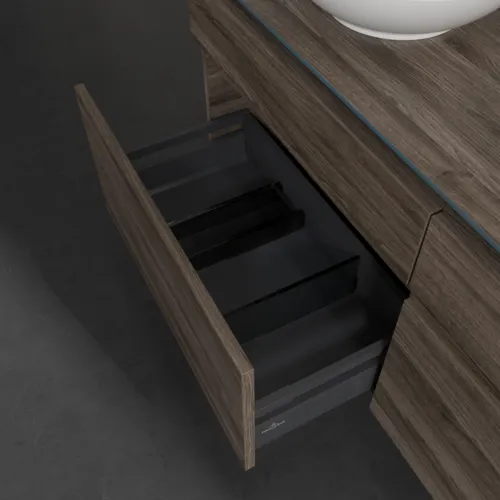 VILLEROY BOCH Legato toaletní skříňka, 4 výsuvy, 1400 x 550 x 500 mm, Kamenný dub / Kamenný dub #B59200RK, obrázek 12