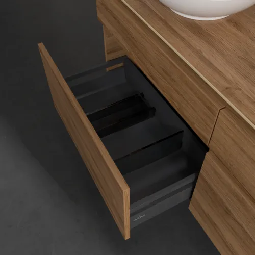 VILLEROY BOCH Legato toaletní skříňka, 4 výsuvy, 1400 x 550 x 500 mm, dub Kansas / dub Kansas #B59200RH, obrázek 6