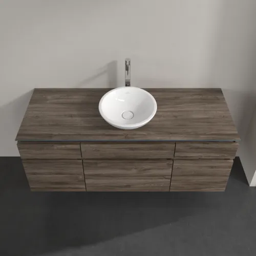 VILLEROY BOCH Legato toaletní skříňka, 5 výsuvů, 1400 x 550 x 500 mm, Kamenný dub / Kamenný dub #B58600RK, obrázek 4