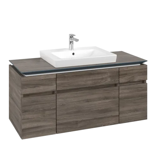 VILLEROY BOCH Legato toaletní skříňka, 5 výsuvů, 1200 x 550 x 500 mm, Kamenný dub / Kamenný dub #B68300RK